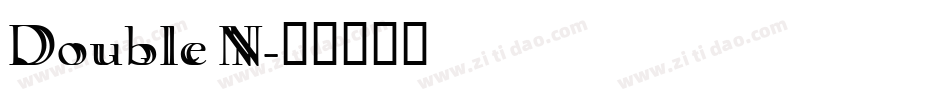 Double N字体转换